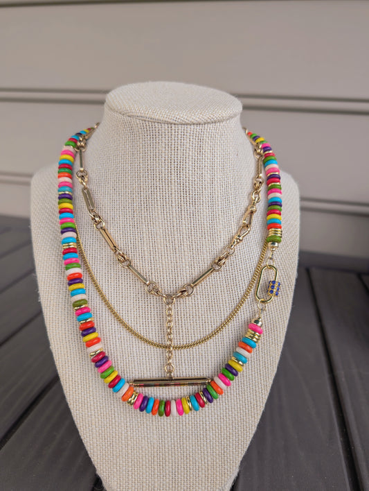 Confetti candy necklace